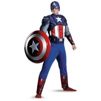 Maskirni kostim superheroja kapetana Amerike kombinezon