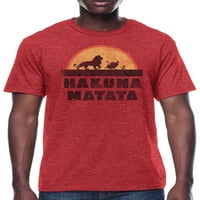 Disney lav kralj Hakuna Matata Muška grafička majica