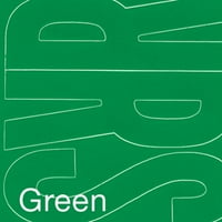 Vinilna slova s trajnim ljepilom 6 94 kg-Zelena