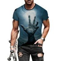 Muška bluza s printom od 3 inča s digitalnim rukavima i kratkom majicom Muška bluza