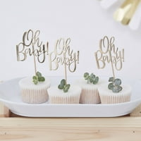 Ginger Ray Cupcake Toppers - Oh dušo