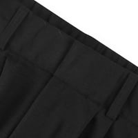 Ženske jednobojne prozračne hlače s elastičnim strukom u struku široke hlače s džepovima široke Ležerne hlače s ravnim nogavicama