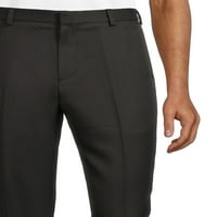 George muške vitke fit ravne prednjeg sorttek hlača za odijevanje mikrovlakana