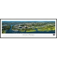 University of Washington - Aerial u kampusu s Husky Stadium - Blakeway Panoramas NCAA College Tisak sa standardnim okvirom