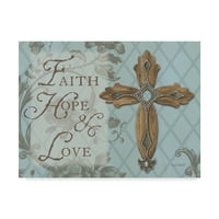 Zaštitni znak likovne umjetnosti Vjera, Nada, Ljubav, ulje na platnu Lise Audit