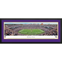 Baltimore Ravens - Linija dvorišta na stadionu M&T Bank - Blakeway Panoramas NFL Print s luksuznim okvirom i dvostrukim prostirkom