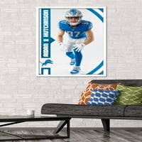 Zidni plakat Detroit Lions - Aidan Hutchinson, 22,37534 uokviren