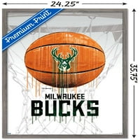 Milwaukee Bucks - plakat za kapanje kuglice, 22.375 34