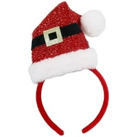 Božićna traka za glavu s dizajnom Djeda šešira i pojasa, 4,75