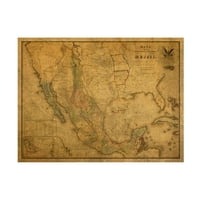 Red Atlas dizajnira 'Mexico 1847' platno umjetnost