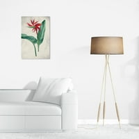 Listovi platna Wynwood Studio i cvjetni cvjetni i botanički cvjetni cvjetni platno zidno platno print zeleno 16x24
