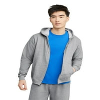 Hanes Essentials muški ekosmart fleece puni zip hoodie, veličine do 3xl