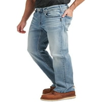 Silver Jeans Co. Muški Craig Craig Easy Fit Bootcut Traperice, veličine struka 30-42