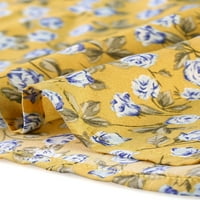 Jedinstvene ponude ženskog cvjetnog raglan rukava kravata kravata bluza vrata